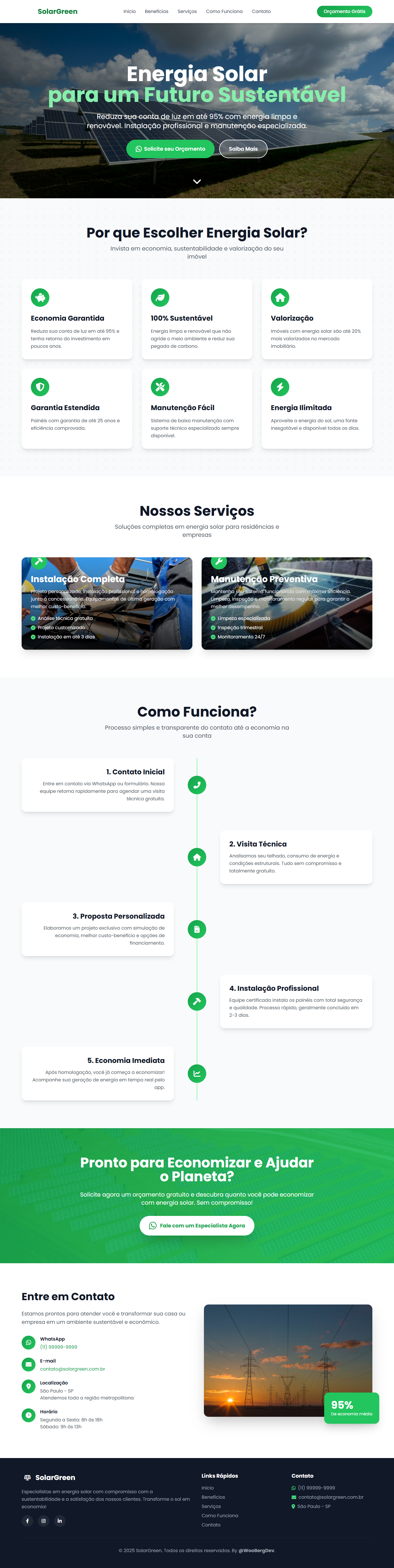Site de e-commerce moderno com produtos em destaque